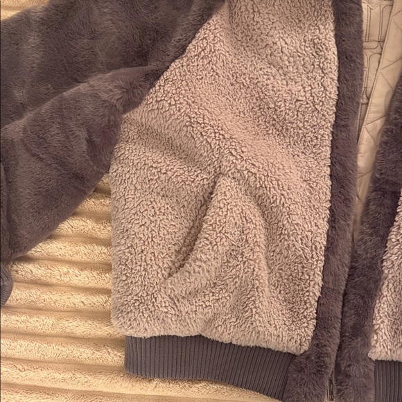 UGG Brown and Pink Fleece Jacket - Picture 4 of 5